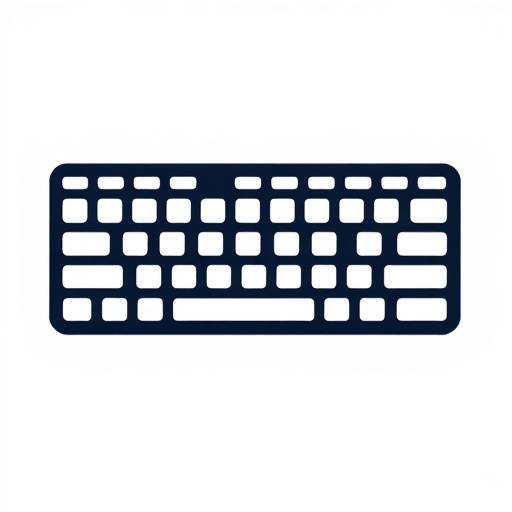 Keyboard navigation icon, a stylized image of a keyboard